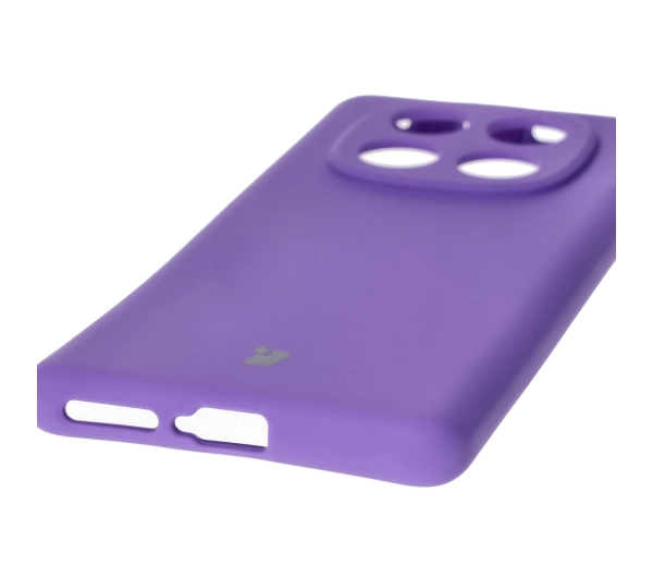 Bizon Silikonowe Soft do Xiaomi Redmi Note 14 Pro 4G fioletowy
