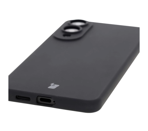 Bizon Silikonowe Soft do Samsung Galaxy S25 Edge Czarny