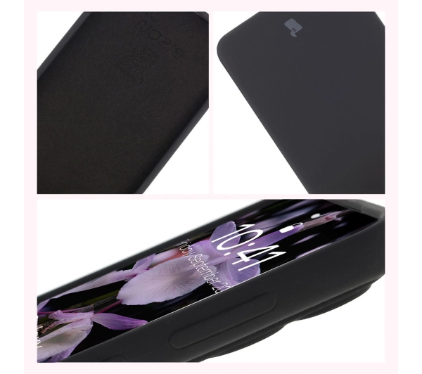Bizon Silikonowe Soft do Samsung Galaxy S25 Edge Czarny