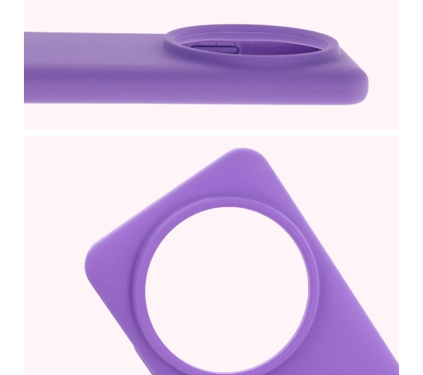 Bizon Silikonowe Soft do Xiaomi 15 Ultra Ciemnofioletowy