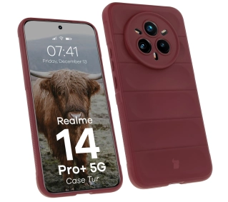 Bizon Tur do Realme 14 Pro Plus 5G Burgundowy