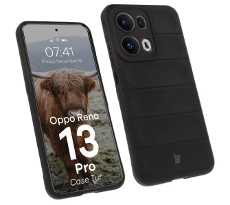 Etui Bizon Tur do Oppo Reno13 Pro Czarny
