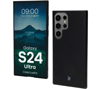 Etui Bizon Łupka Samsung Galaxy S24 Ultra Czarny