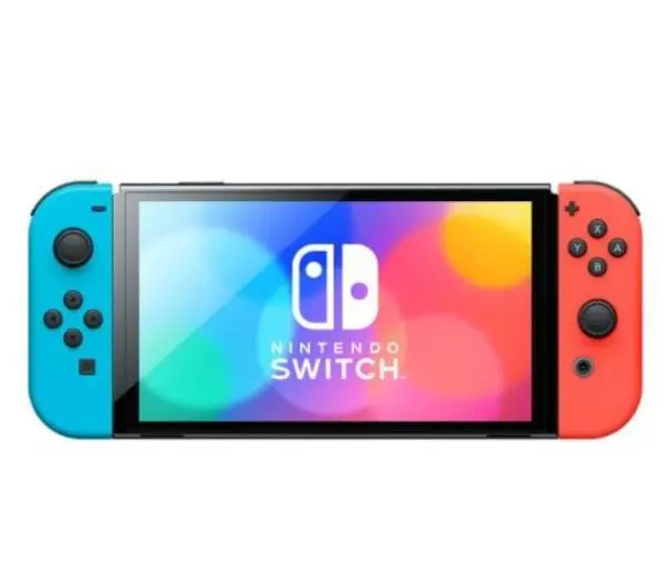 Nintendo Switch OLED Czerwono-niebieski + Pokemon Shield - Kup na Raty - RRSO 0%