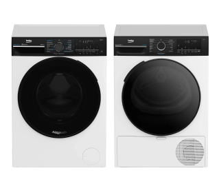 Beko pralka bPro700 B7WFU69418WB ES EnergySpin 9kg 1400obr/min + suszarka b300 BM3T49249WBDC 58,6cm 9kg - TRZECI -55%, ALBO 5-TY ZA 1ZŁ - Kup na Raty - RRSO 0%