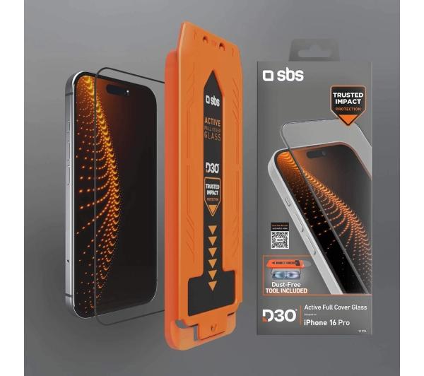 SBS D3O z aplikatorem do iPhone 16 Pro