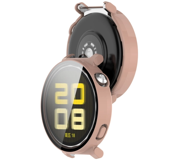 Bizon ze szkłem do Huawei Watch GT5 Pro 42 mm różowy