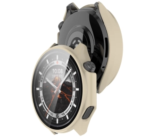 Bizon ze szkłem do OnePlus Watch 3 / Oppo Watch X2 beżowy