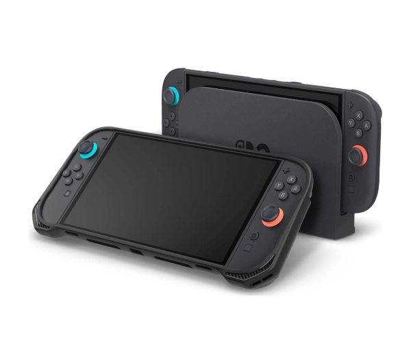 Spigen ACS09075 Rugged Armor do Nintendo Switch 2 Czarny
