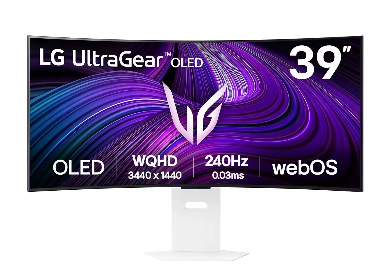 Monitor LG UltraGear 39GX90SA-W 39" UWQHD OLED 240Hz 0,03ms Zakrzywiony Gamingowy Funkcje AI