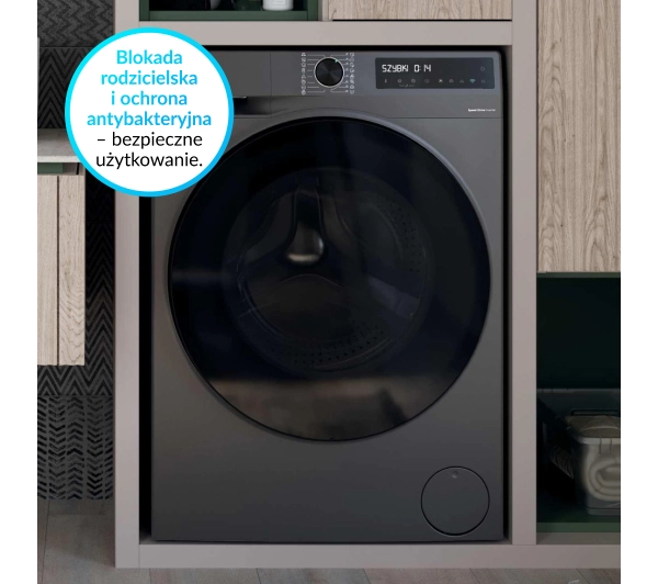 Candy ProWash 550 BP 48SBL6G-S Funkcje AI 8kg 1400 obr/min Zdalne sterowanie - Kup na Raty - RRSO 0%