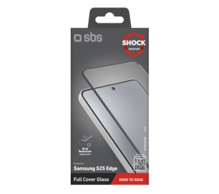 SBS Full Tempered Glass do Galaxy S25 Edge Czarny
