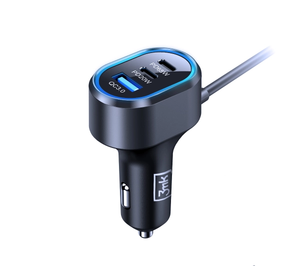 3mk Double Car Charger PD 135W