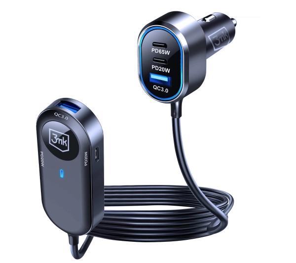 3mk Double Car Charger PD 135W