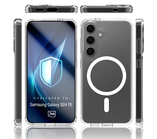 3mk Armor MagCase do Samsung Galaxy S24 FE Przezroczysty