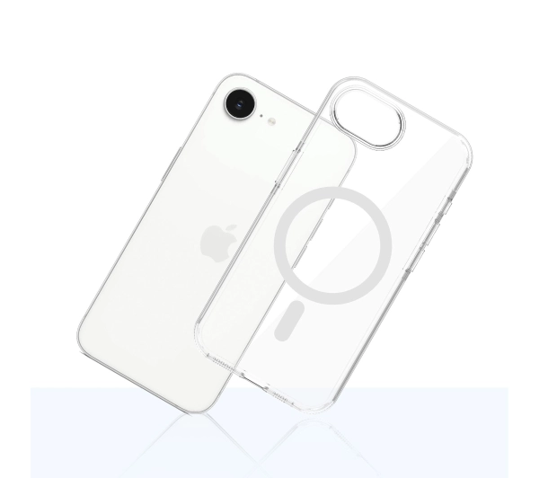 3mk EverClear MagCase do iPhone 16e Przezroczysty