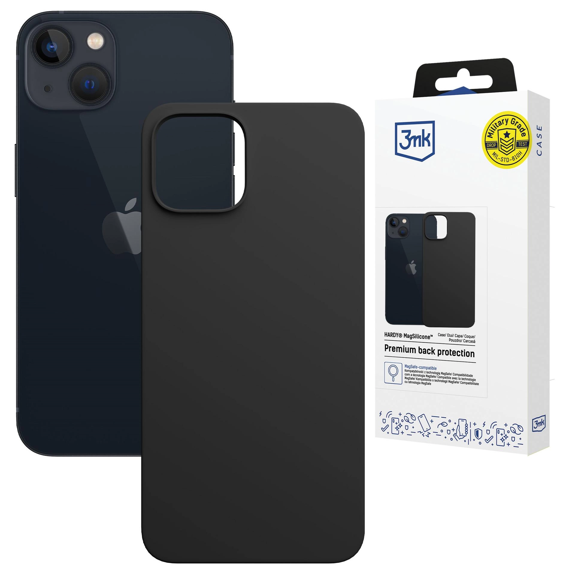 Etui 3mk Hardy MagSilicone Graphite do iPhone 14 Plus Czarny