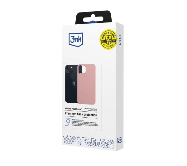 3mk Hardy MagSilicone Pink do iPhone 15 Różowy
