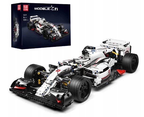 Model do składania Mould King Klocki Konstrukcyjne Samochód Bolid F1 (13117)