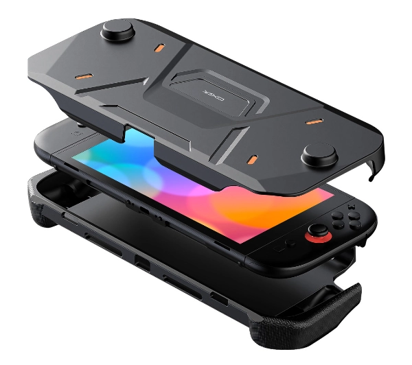 Yaxo Nomad Techno Black dla Nintendo Switch 2