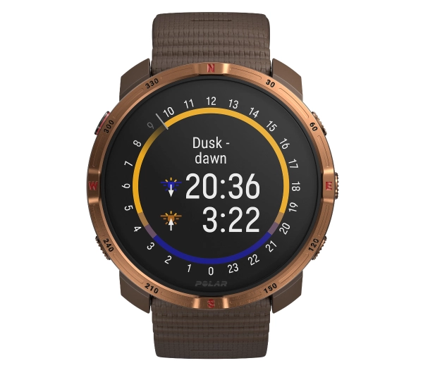 Polar Grit X2 44mm GPS S-L Brązowy - przedsprzedaż