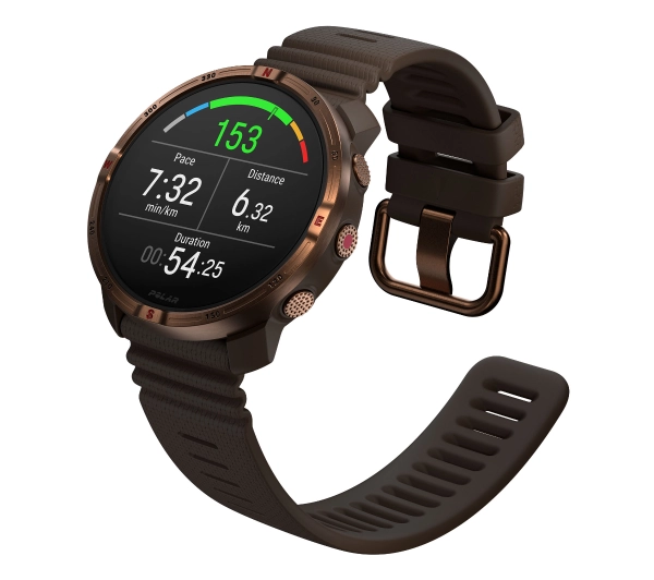 Polar Grit X2 44mm GPS S-L Brązowy - przedsprzedaż