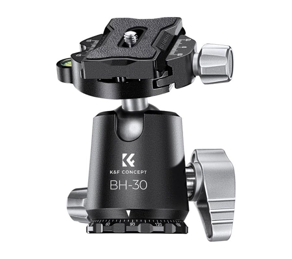 K&F Concept X254C4 z głowicą kulową BH-30 - Kup na Raty - RRSO 0%