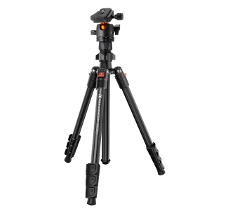 Statyw K&F Concept K234A0 z głowicą 3D i uchwytem na telefon