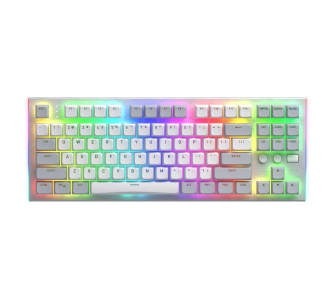 Klawiatura mechaniczna Hator Gravity TKL RGB Aurum Orange Linear Biały