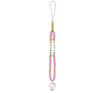 Zawieszka do telefonu Hello Kitty Pearls and Beads Kitty Charm Różowy