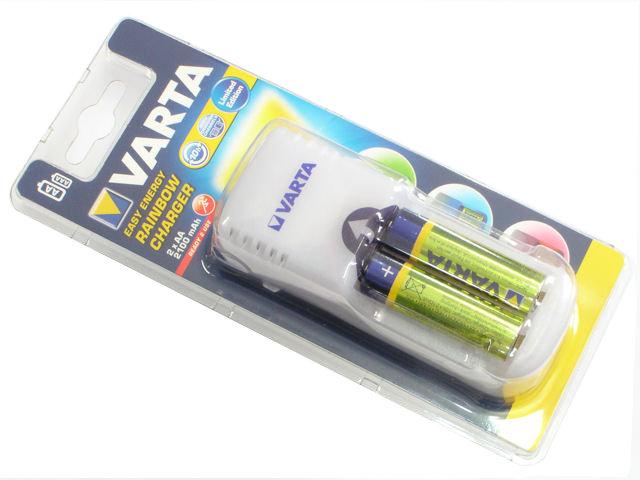 Ładowarka VARTA Rainbow + 2 akumulatory AA 2100mAh