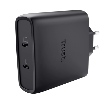 Zasilacz do laptopa Trust Maxo 25527 2-Port USB-C GaN 100W