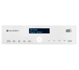 GoGEN DAB 600 Radio FM DAB+ Bluetooth Biały