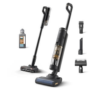 Odkurzacz bezprzewodowy Philips AquaTrio XW7264/11 60min Funkcja mycia Wymienny akumulator Mini elektroszczotka