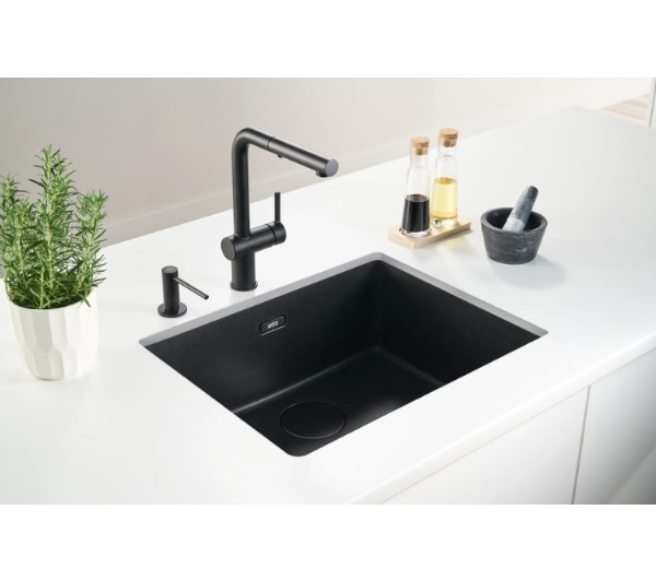 Franke Maris MRG 110-52 Granitowy Onyx - TRZECI -55%, ALBO 5-TY ZA 1ZŁ - Kup na Raty - RRSO 0%