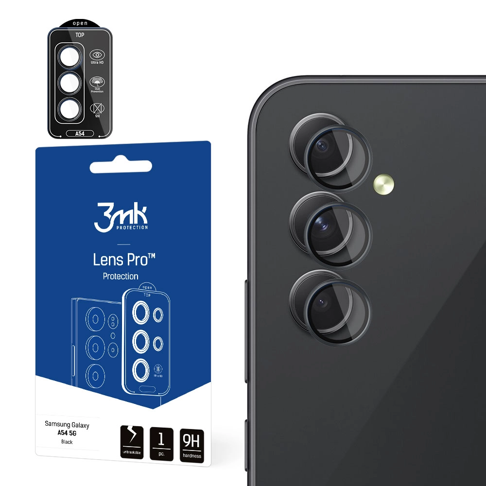 Szkło hartowane 3mk Lens Protection Pro do Samsung Galaxy A54 5G
