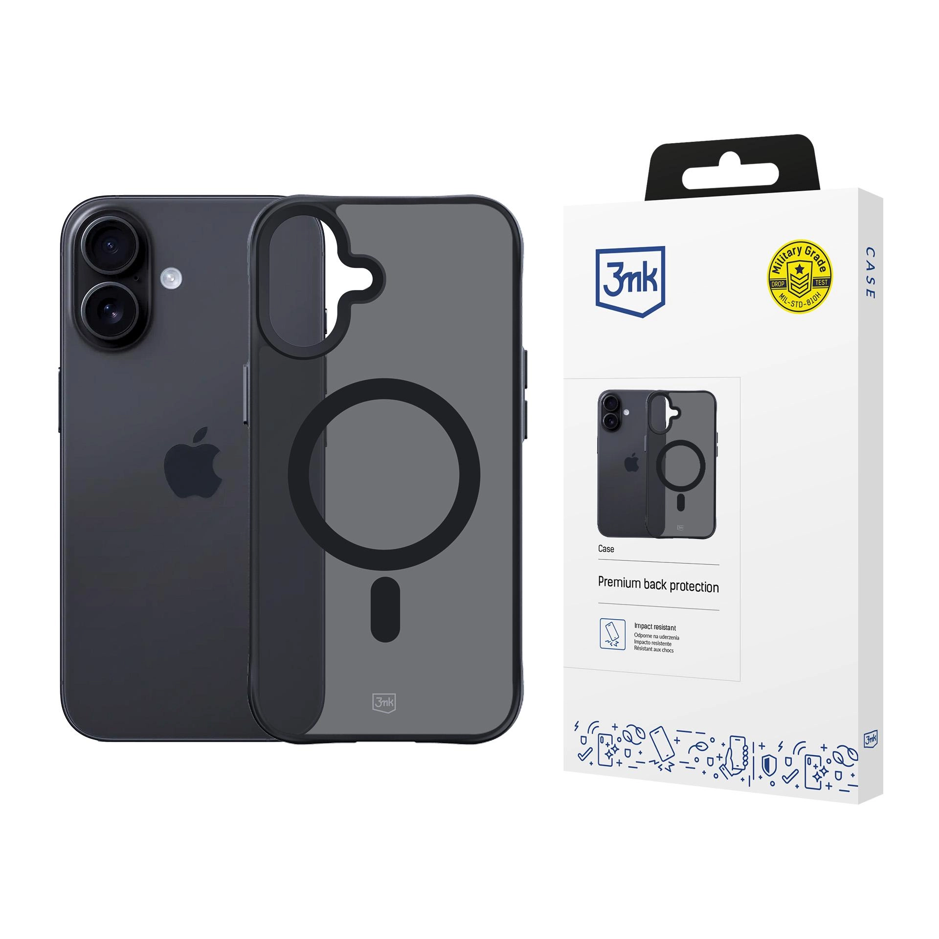 Etui 3mk Smoke MagCase do iPhone 17