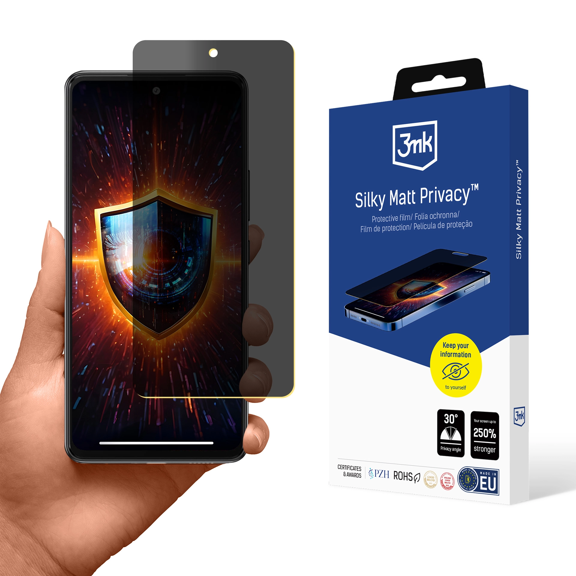 Folia ochronna 3mk Silky Matt Privacy do Samsung Galaxy A53 5G