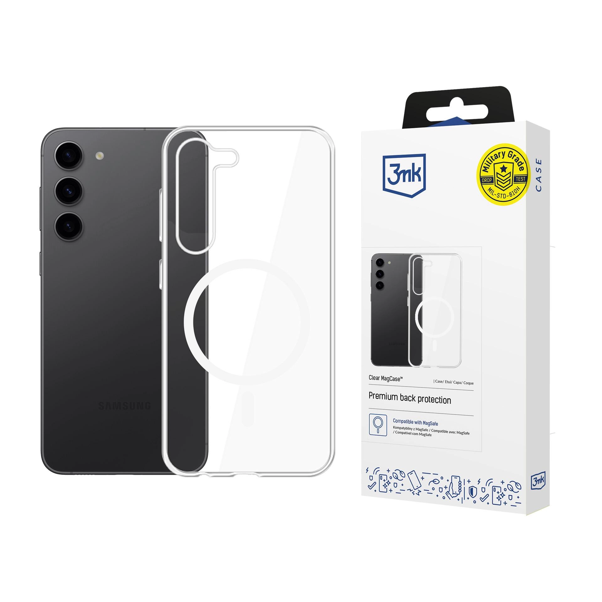 Etui 3mk Clear MagCase do Samsung Galaxy S23+