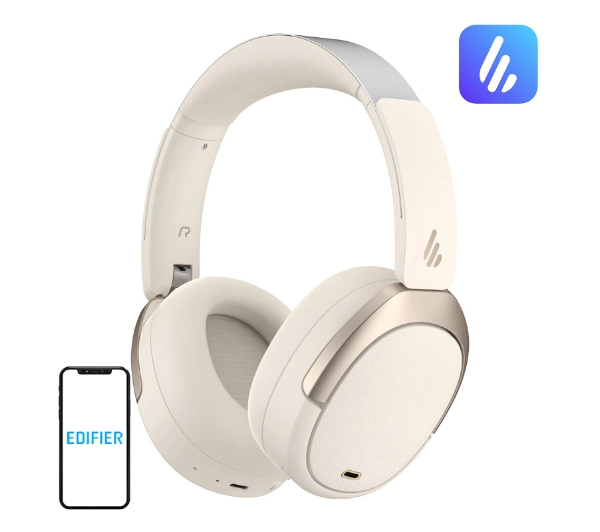 Edifier W80 Nauszne Bluetooth 5.4 Beżowy