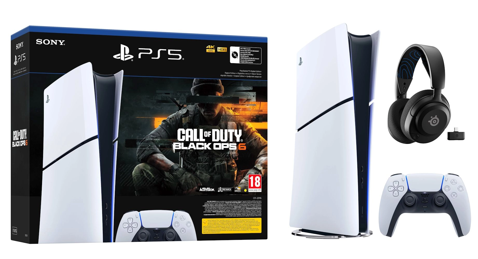 Sony PlayStation 5 Digital Slim D Chassis (PS5) 1TB + Call