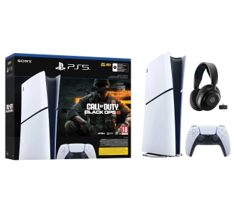 Konsola Sony PlayStation 5 Digital Slim D Chassis (PS5) 1TB + Call of Duty Black Ops 6 Bundle +Słuchawki SteelSeries Arctis Nova