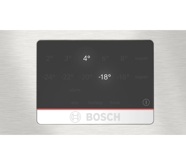 Bosch Serie 6 KGN394ICF Pełny No Frost 203cm Szuflada z kontrolą wilgotności Stal szczotkowana - Kup na Raty - RRSO 0%