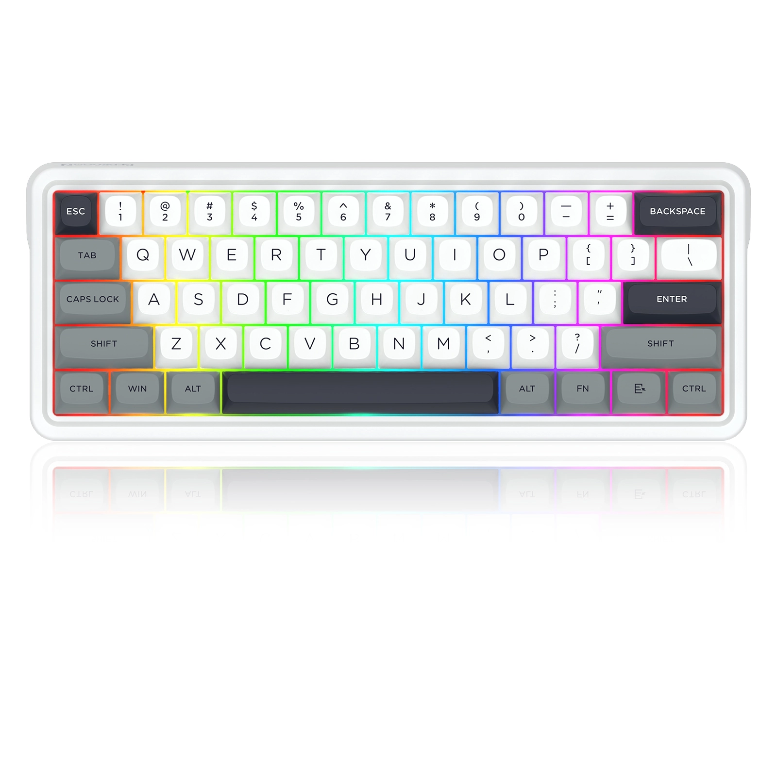 Klawiatura mechaniczna Redragon Draconic V2 K730WGP-RGB-PRO Biało-szary