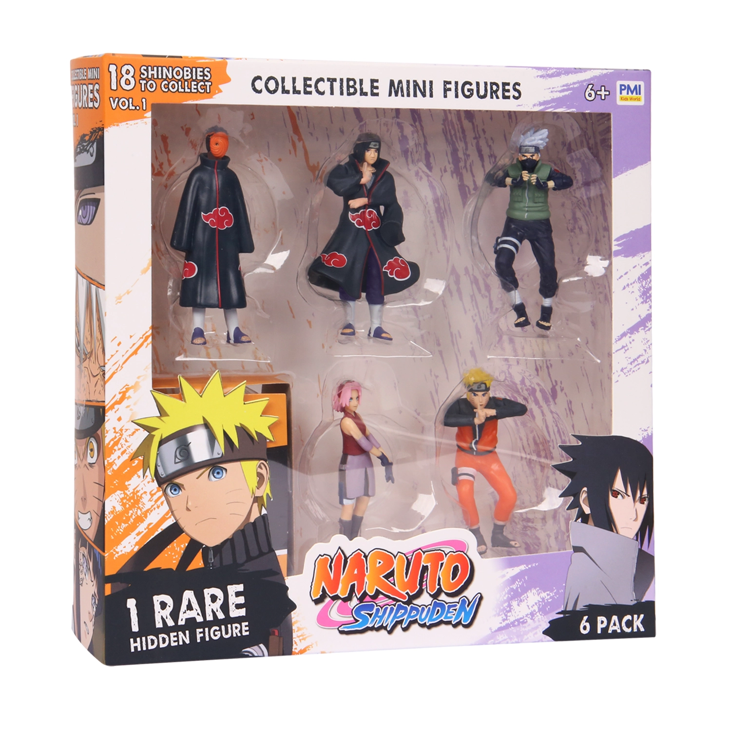Figurka PMI Kids World Naruto Shippuden 6 pack