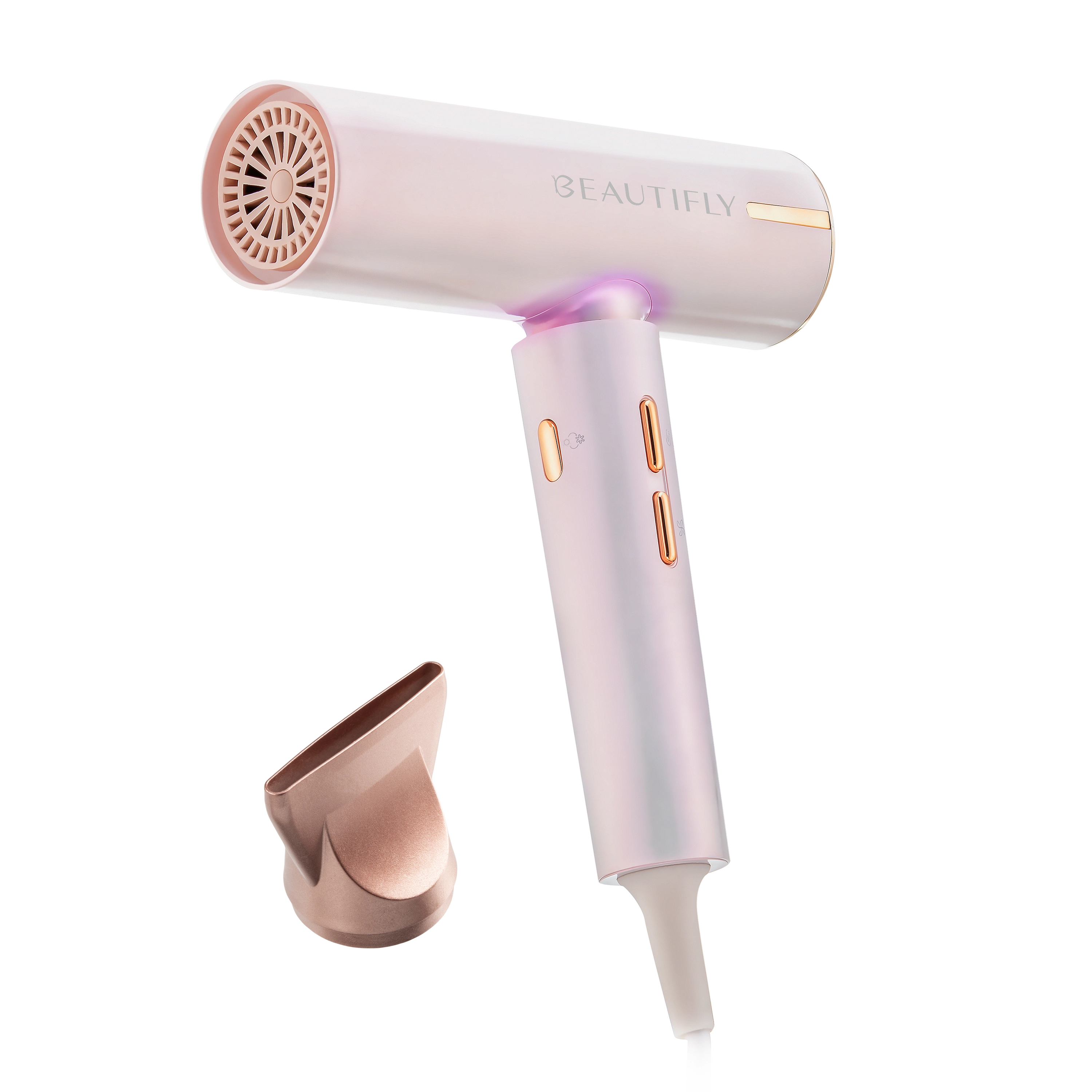 Suszarka do włosów Beautifly CandyFlow Zimny nawiew 1600W 3 prędkości 3 temperatury