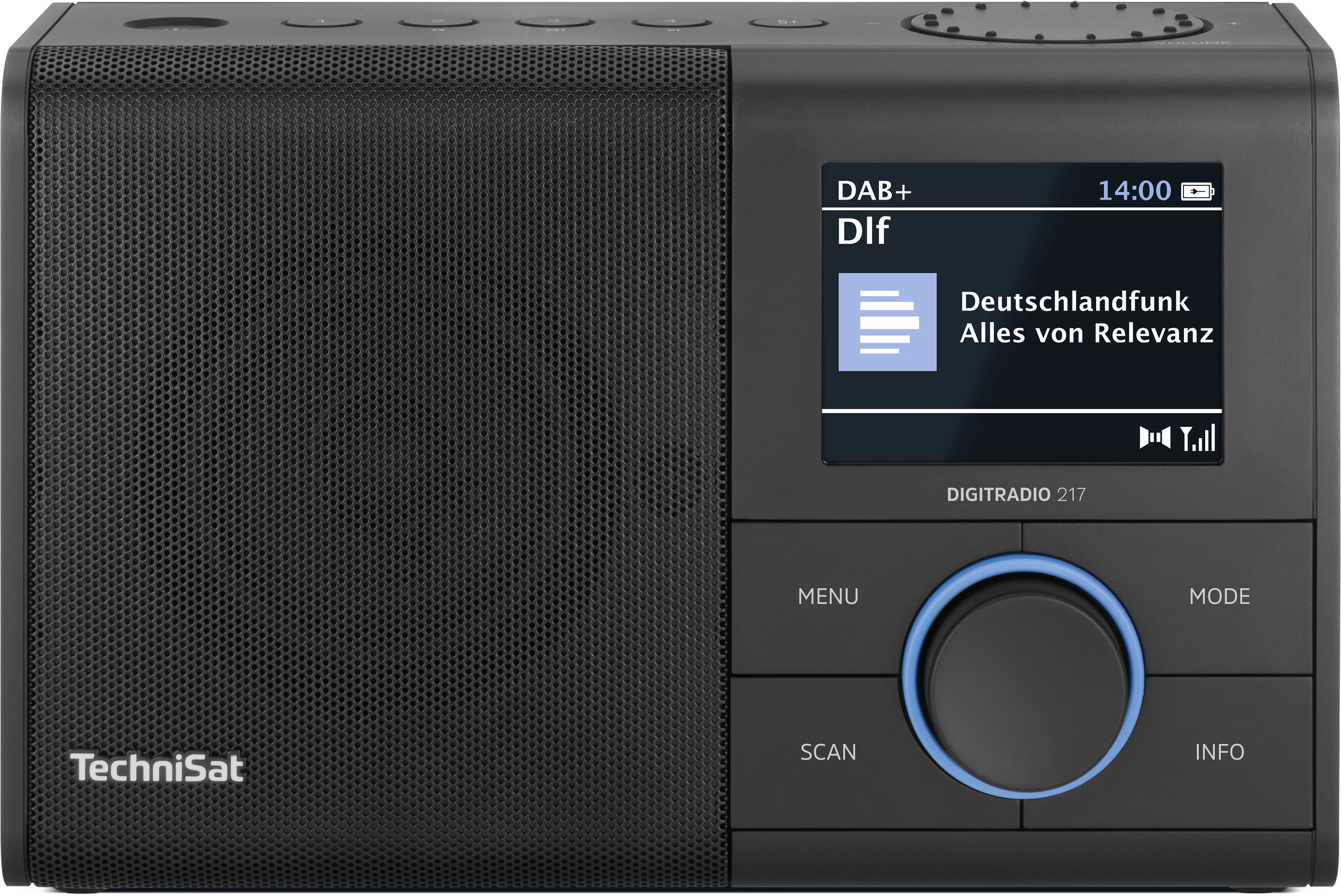 Radioodbiornik TechniSat DIGITRADIO 217 Radio FM DAB+ Bluetooth Czarny