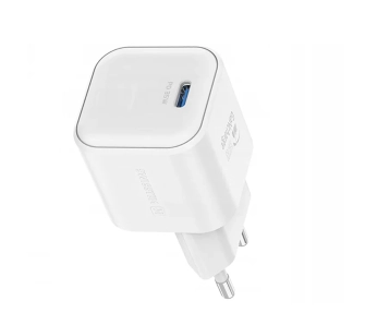 Ładowarka sieciowa Swissten 22070200 GaN 1x USB-C 35W Power Delivery Biały