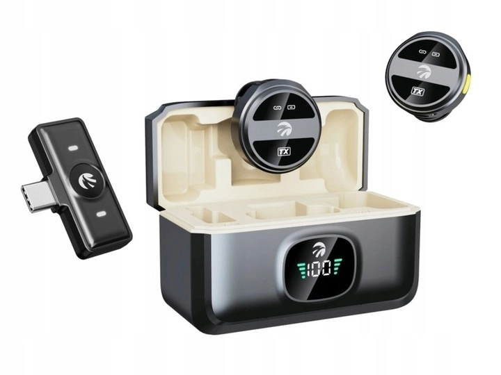 Krawatowy Hawk HW-MIC201 Czarny