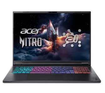 Laptop gamingowy Acer Nitro 18 AI AN18-61 18" 165Hz Ryzen AI 9 365 16GB RAM 1TB Dysk SSD RTX5070 DLSS4 Czarny Funkcje AI